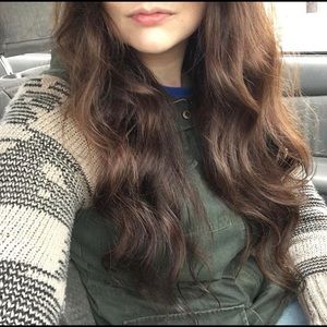 Army green utility jacket